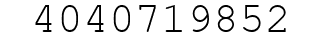 Number 4040719852.