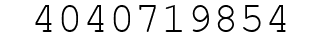 Number 4040719854.