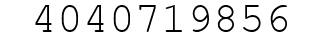 Number 4040719856.