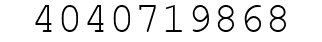 Number 4040719868.