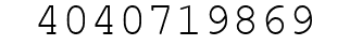 Number 4040719869.