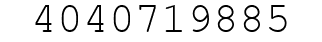 Number 4040719885.