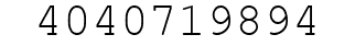 Number 4040719894.