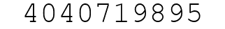 Number 4040719895.