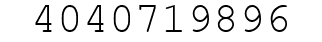 Number 4040719896.