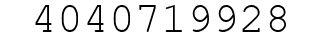Number 4040719928.