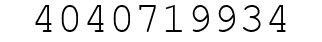 Number 4040719934.