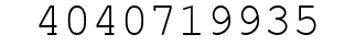 Number 4040719935.