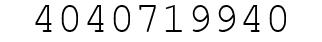 Number 4040719940.