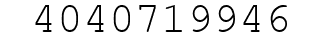 Number 4040719946.