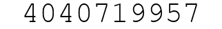 Number 4040719957.