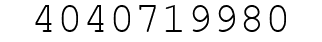 Number 4040719980.