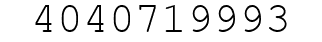 Number 4040719993.