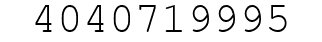 Number 4040719995.