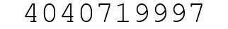 Number 4040719997.
