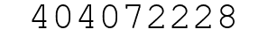 Number 404072228.