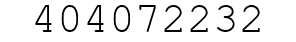 Number 404072232.