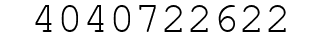 Number 4040722622.