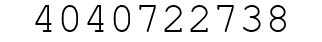 Number 4040722738.