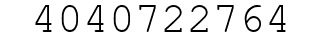 Number 4040722764.