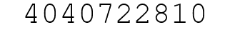 Number 4040722810.