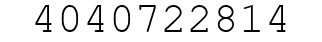 Number 4040722814.