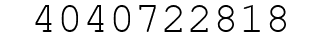 Number 4040722818.