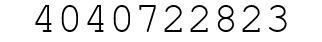 Number 4040722823.