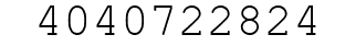 Number 4040722824.