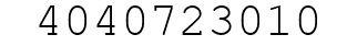 Number 4040723010.