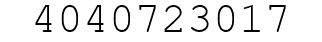Number 4040723017.