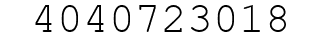 Number 4040723018.