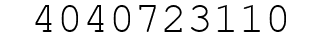 Number 4040723110.