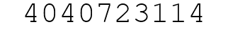 Number 4040723114.