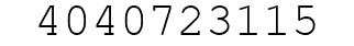 Number 4040723115.