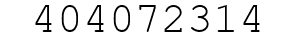 Number 404072314.