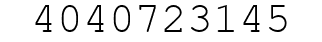Number 4040723145.