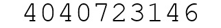 Number 4040723146.