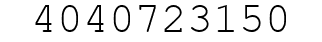 Number 4040723150.