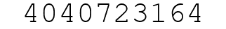 Number 4040723164.