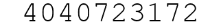 Number 4040723172.