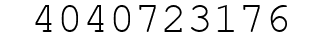 Number 4040723176.