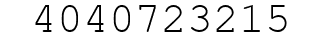 Number 4040723215.
