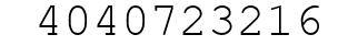 Number 4040723216.