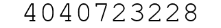 Number 4040723228.