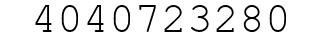Number 4040723280.