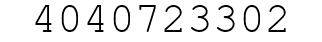 Number 4040723302.