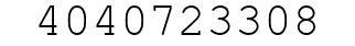 Number 4040723308.