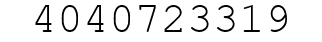 Number 4040723319.