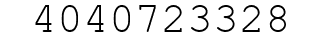 Number 4040723328.
